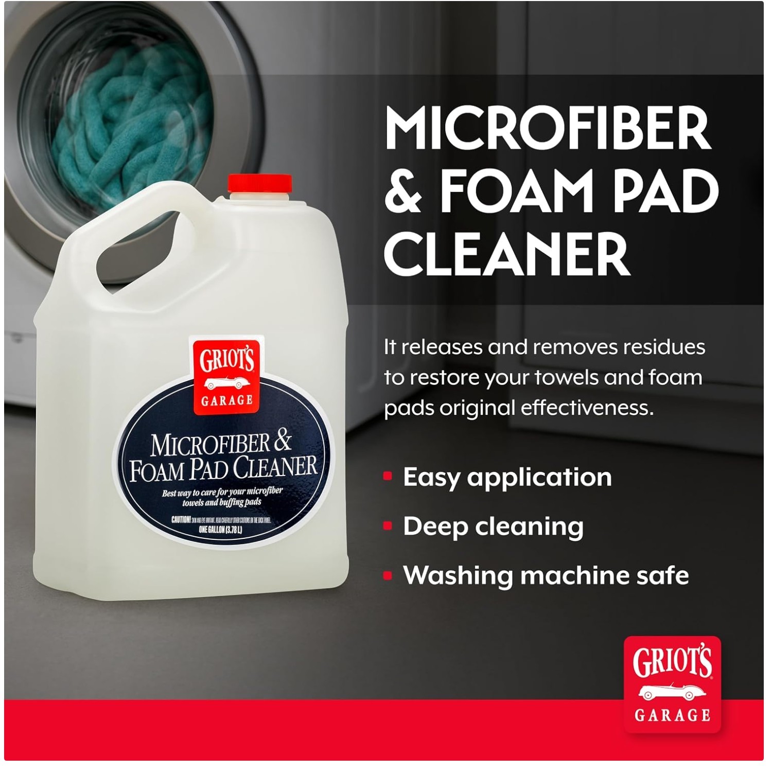 Microfiber Towel Cleaner, Restore Softness, 1 Gallon