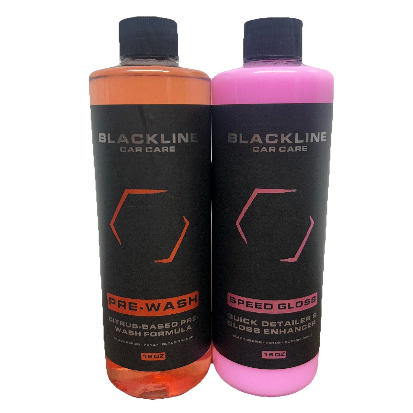 Blackline Car Care Pre-Wash Speed Gloss Quick Detailer & Shine Citrus Based 16oz
