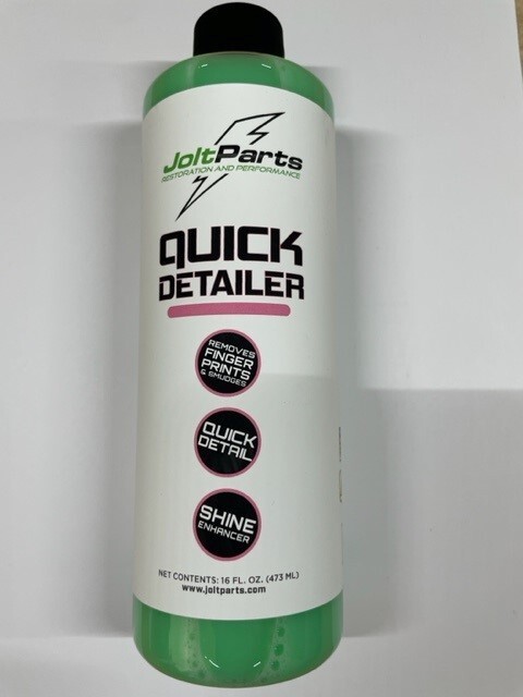 Jolt Parts Quick Instant Detailer and Waterless Wash Paint Glass & Chrome