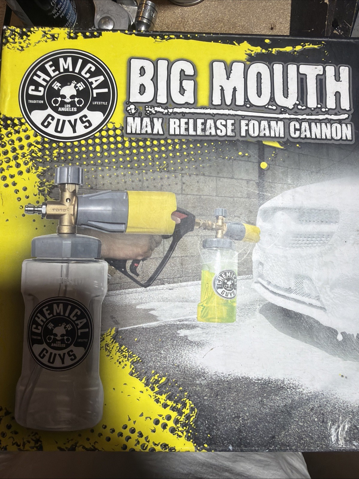 Chemical Guys Big Mouth Max Release Foam Cannon w/ 34oz Bottle EQP324