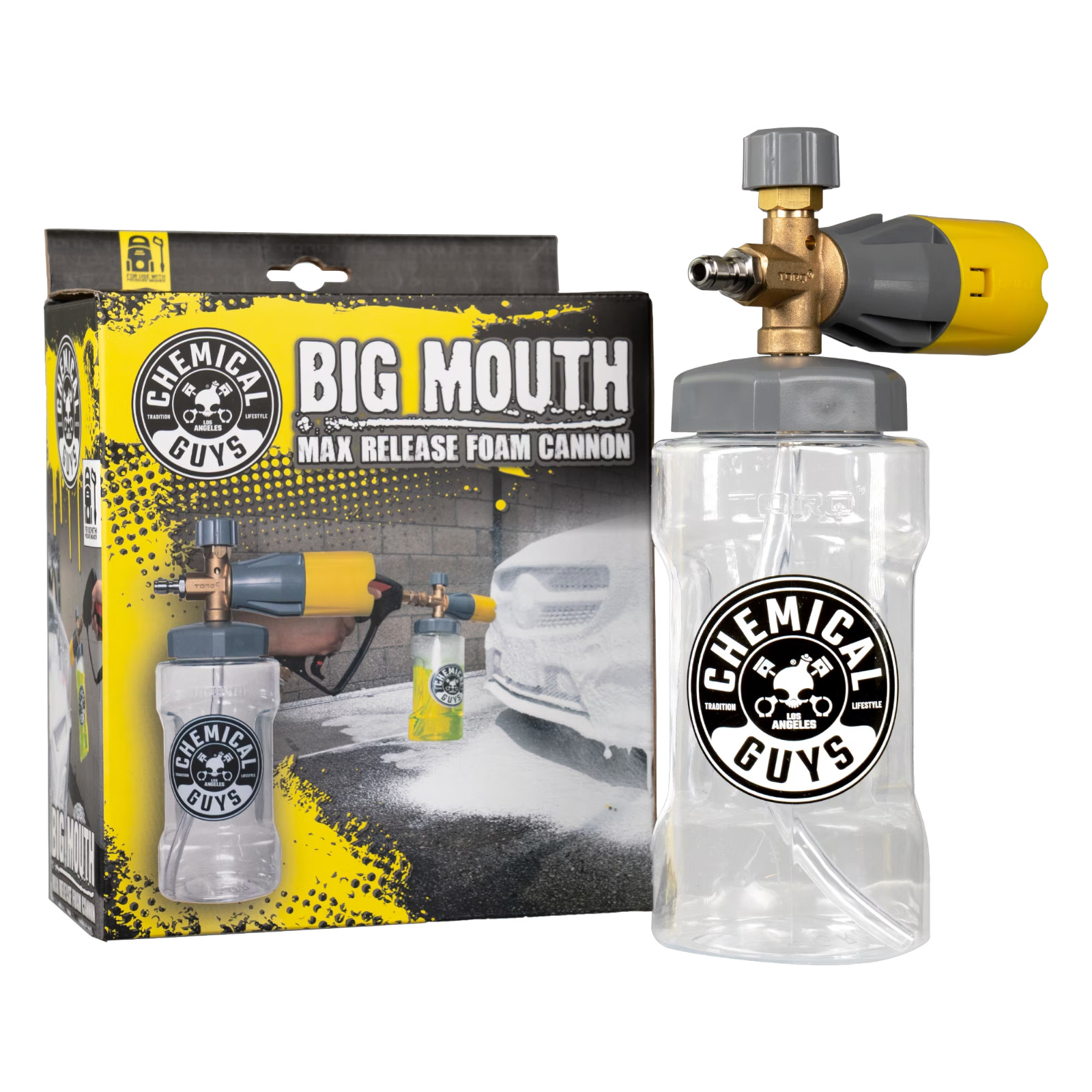 Chemical Guys Big Mouth Max Release Foam Cannon w/ 34oz Bottle EQP324