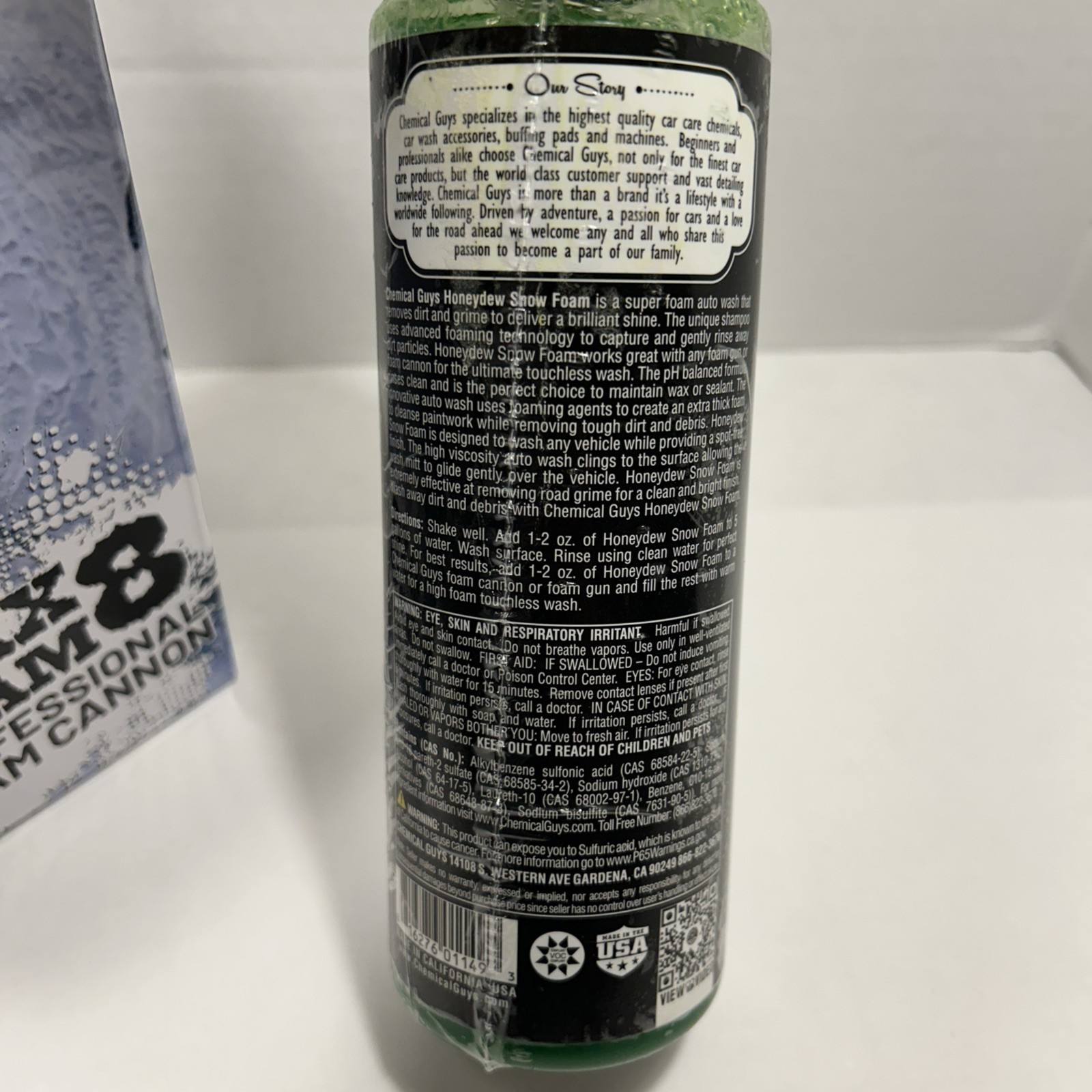Chemical Guys EQP_310 -Professional Foam Cannon -Snow Foam Auto Wash 16oz
