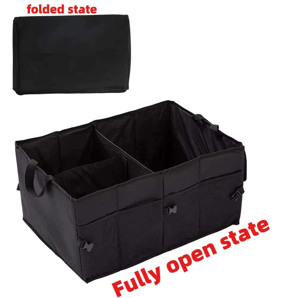 Big Capacity Car Storage Box Trunk Organizer Eco-Friendly Super Durable SUV