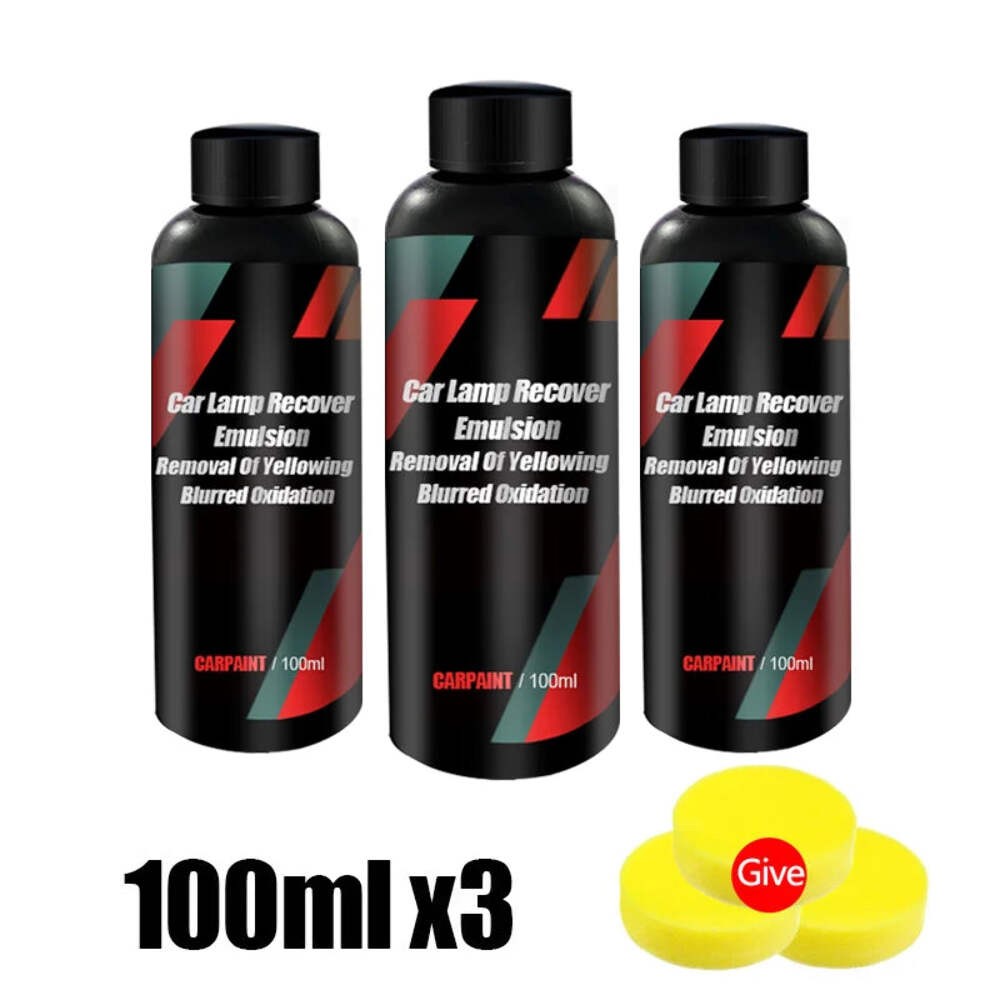 Car Headlight Restoration Polishing Kits Headlamp Repair Light Polisher Cleaning