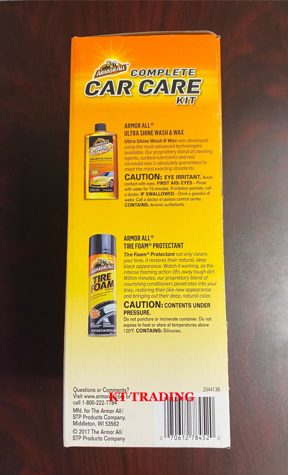 Armor All COMPLETE CAR CARE KIT Essentials for Cleaning Wax Detailing Inside Out