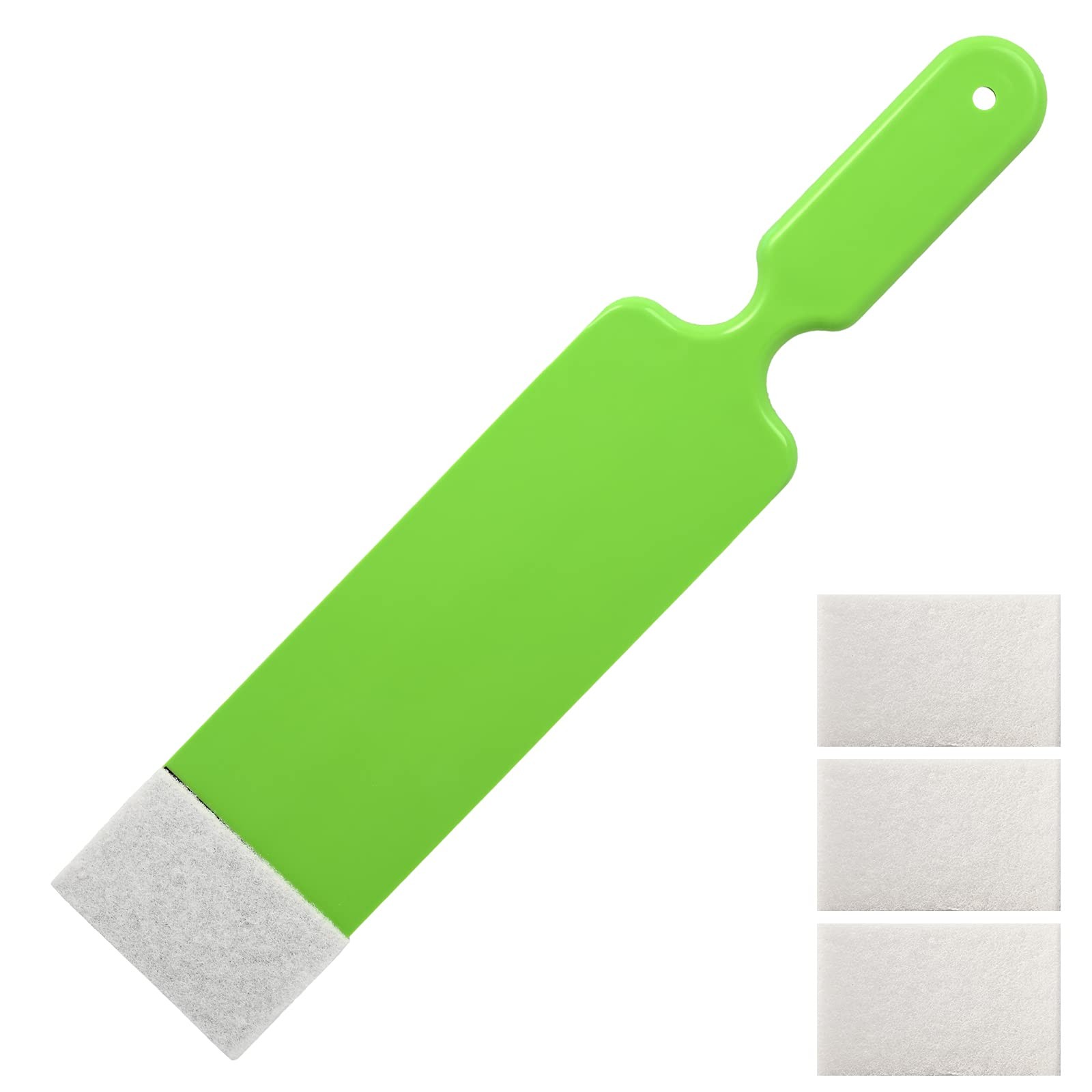 NEWISHTOOL Long Reach Auto Bulldozer Squeegee, Mini Paddle Scrubber for Green
