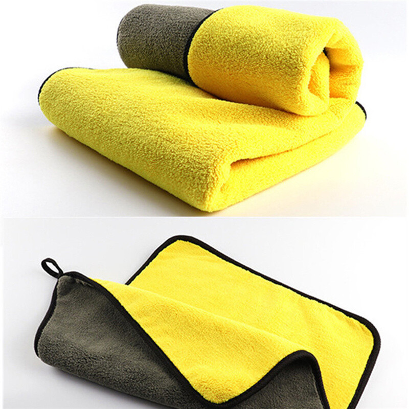 Car Wash Towel Microfiber Plush Cleaning Drying Care Cloth Cloth Super Absorbent
