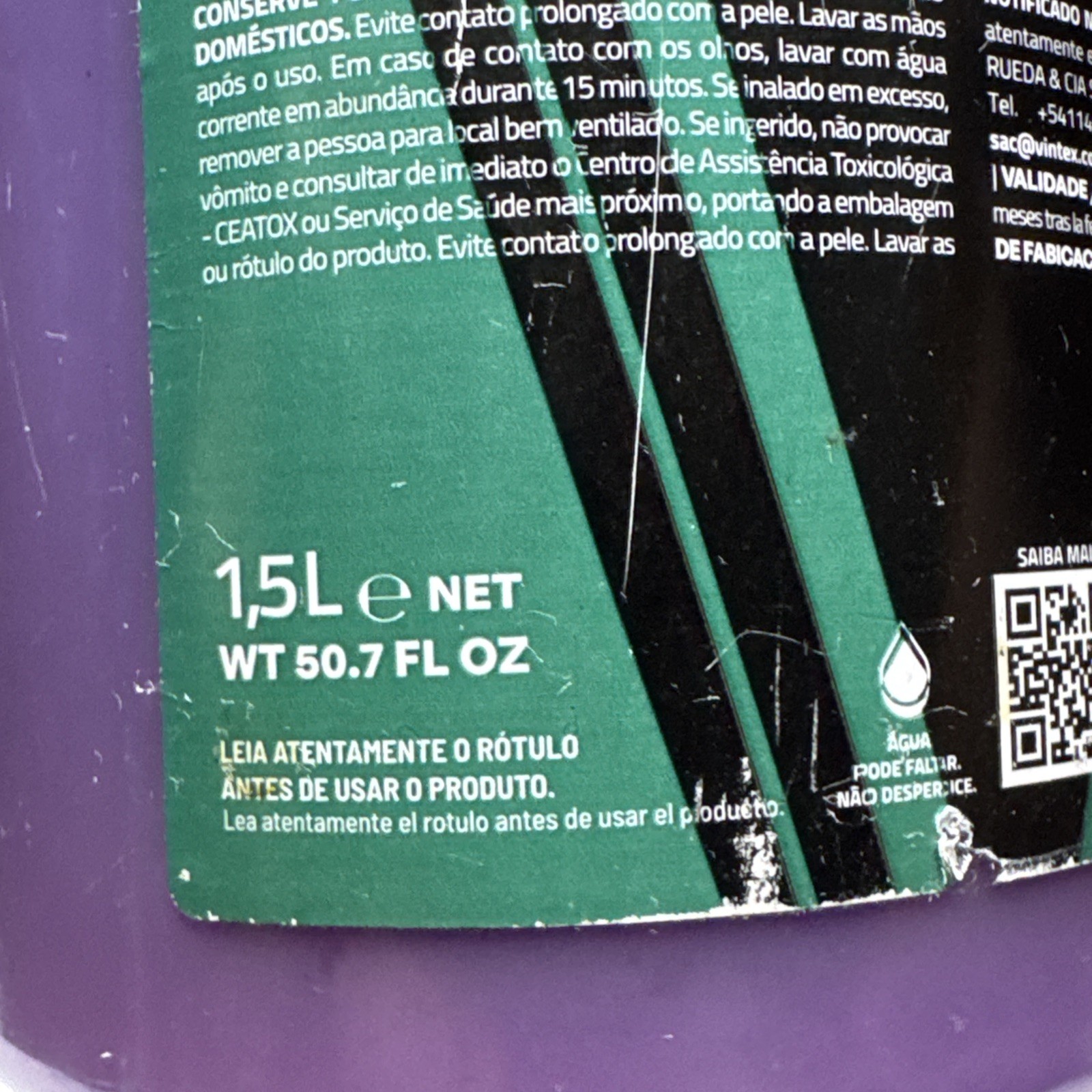 Vintex Ecoblack Automotive Cleaning Car Wheel Shine Maintenance Vonixx 1.5L 51oz