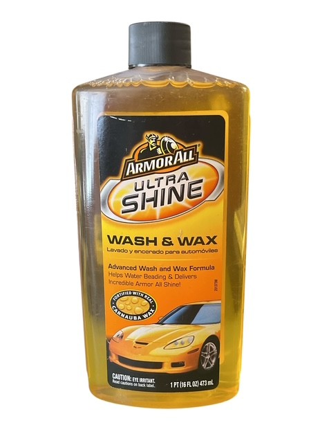 Armor All Ultra Shine Car Wash & Wax 16oz Advanced Wash Formula Car Care
