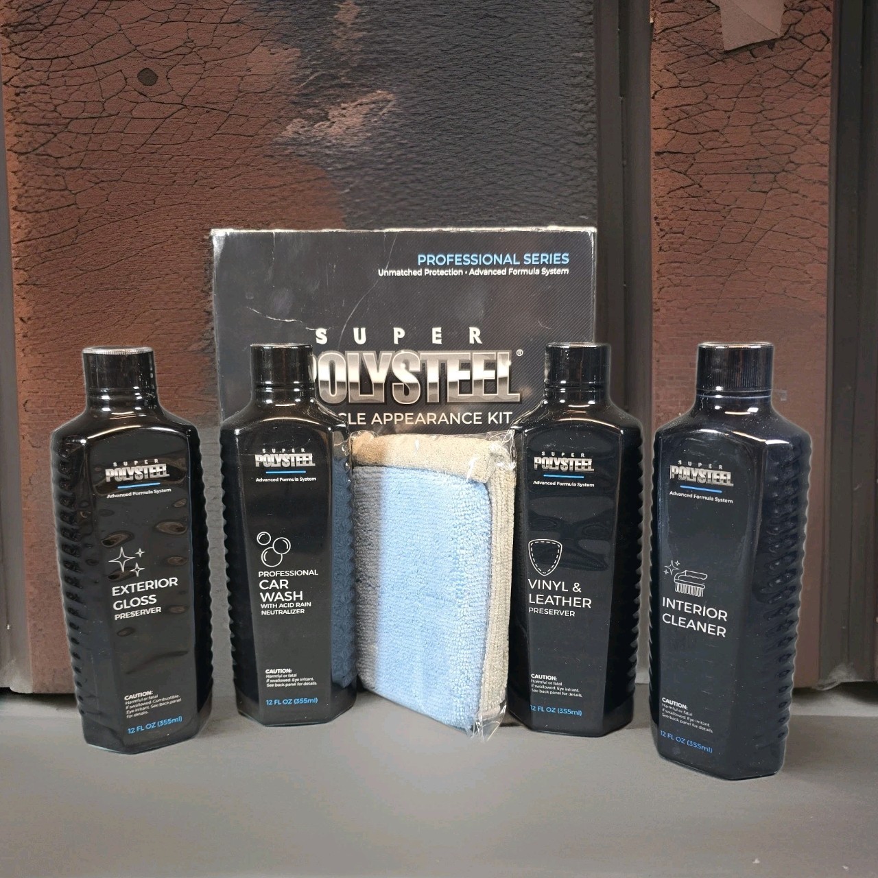 Super Polysteel 6 Piece Vehicle Appearance Kit. Brand New, All Sealed
