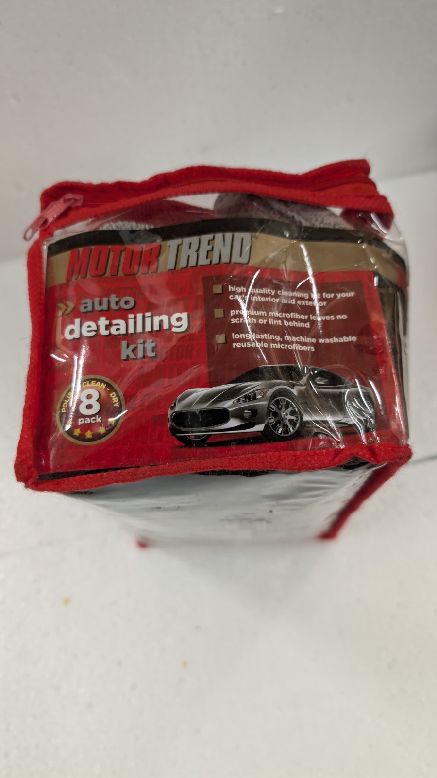 MOTOR TREND AUTO DETAILING KIT – 8 PACK