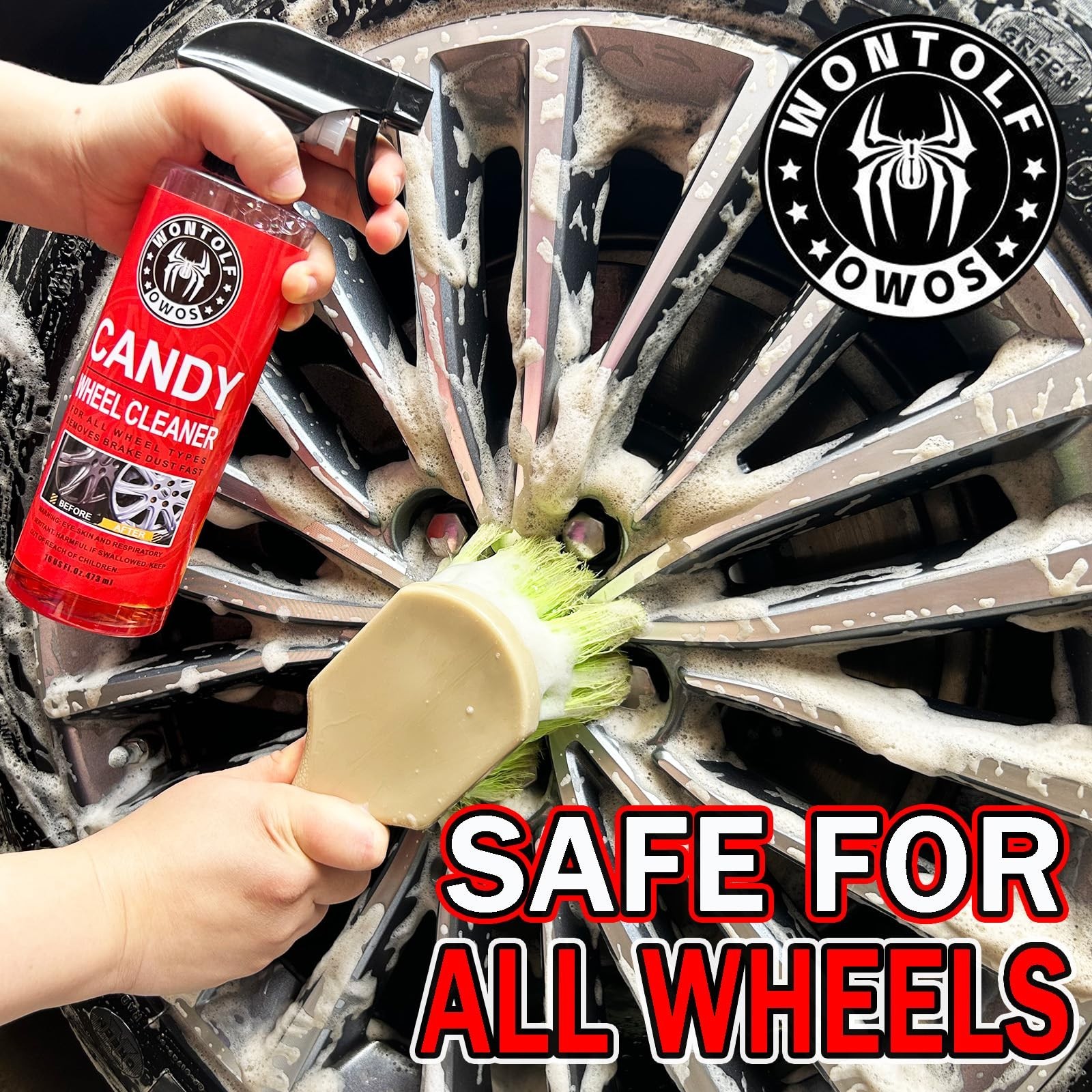 Complete Car Wash Cleaning Kit – Interior Detailing, Soap, Wheel Cleaner & Brush