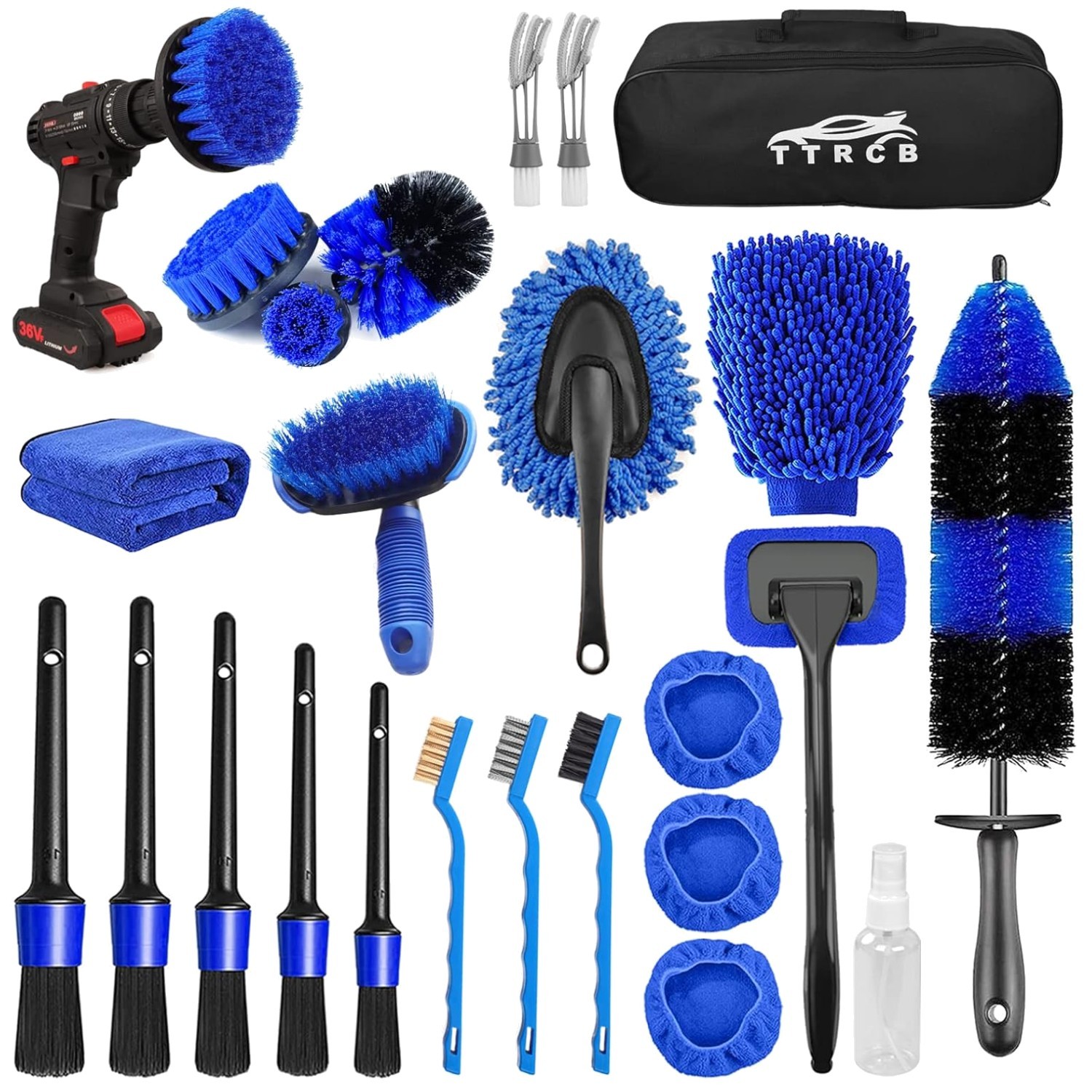 All-in-One Car Detailing Kit – 26 Pcs