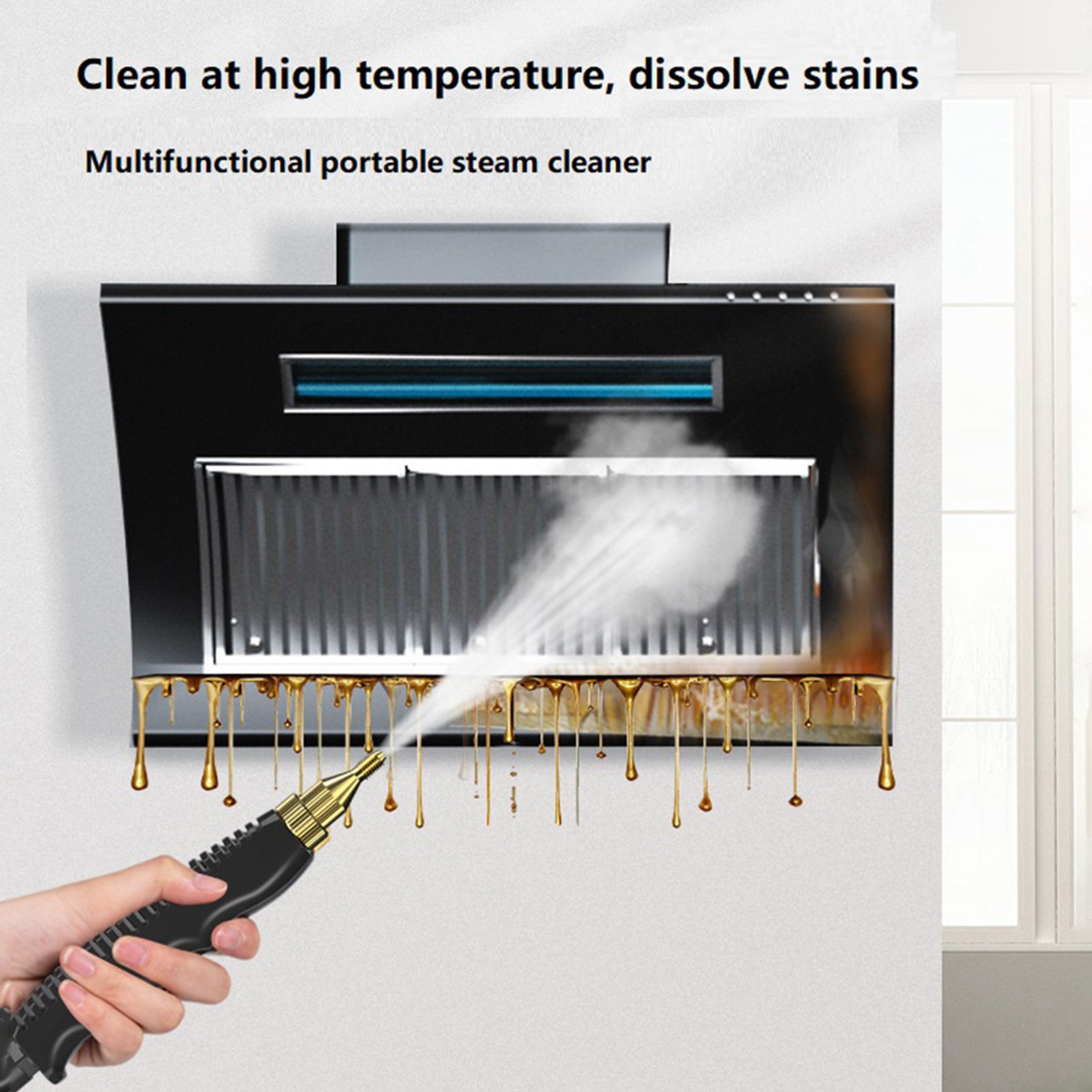 150W Steam Cleaner Portable High Temperature High Pressure Handheld Steam C JHWW