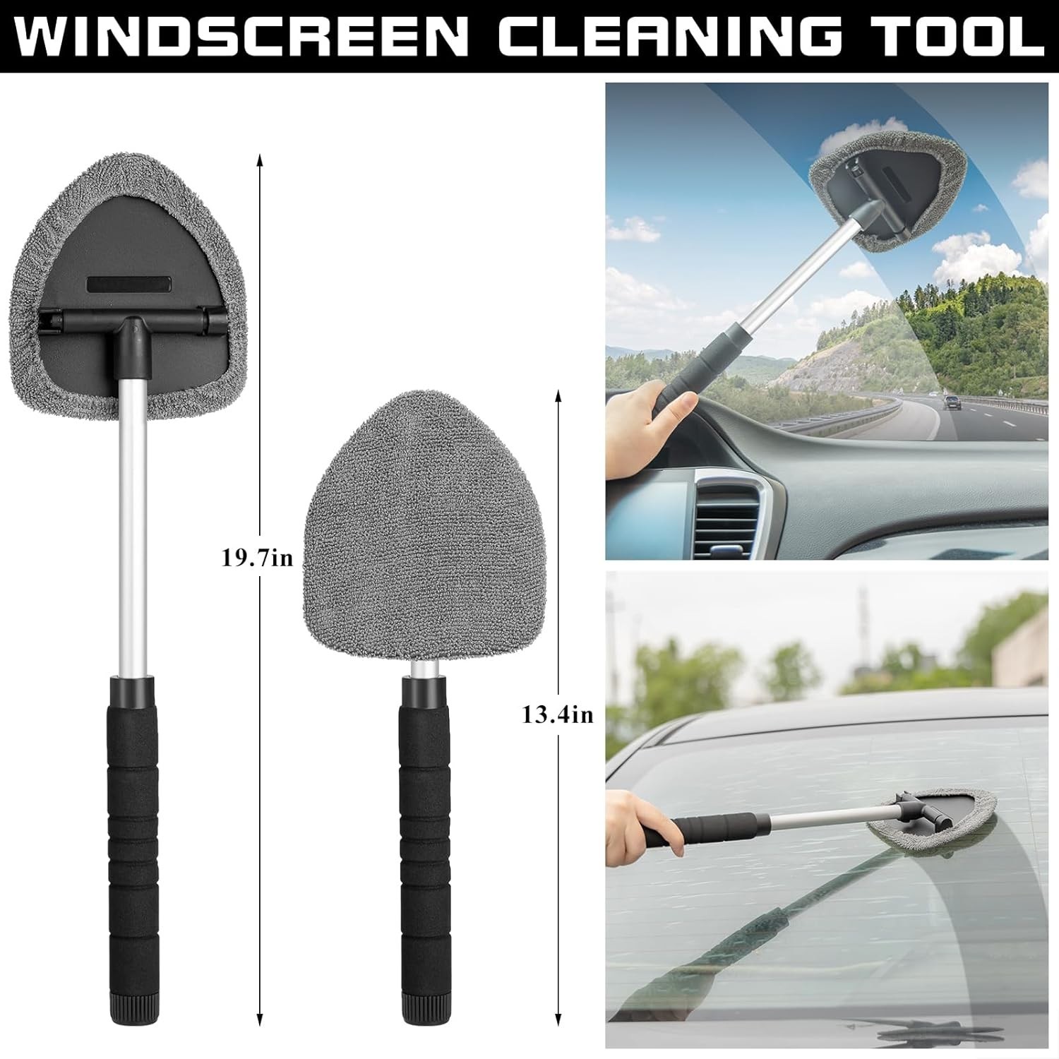 Versatile 40-Pcs Car Detailing Kit – Foam Gun, Vacuum & Tools for All Surfaces