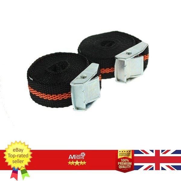 Maypole Luggage Straps with Cam Buckle – 25mm Length 2.5m MAYPOLE 6072