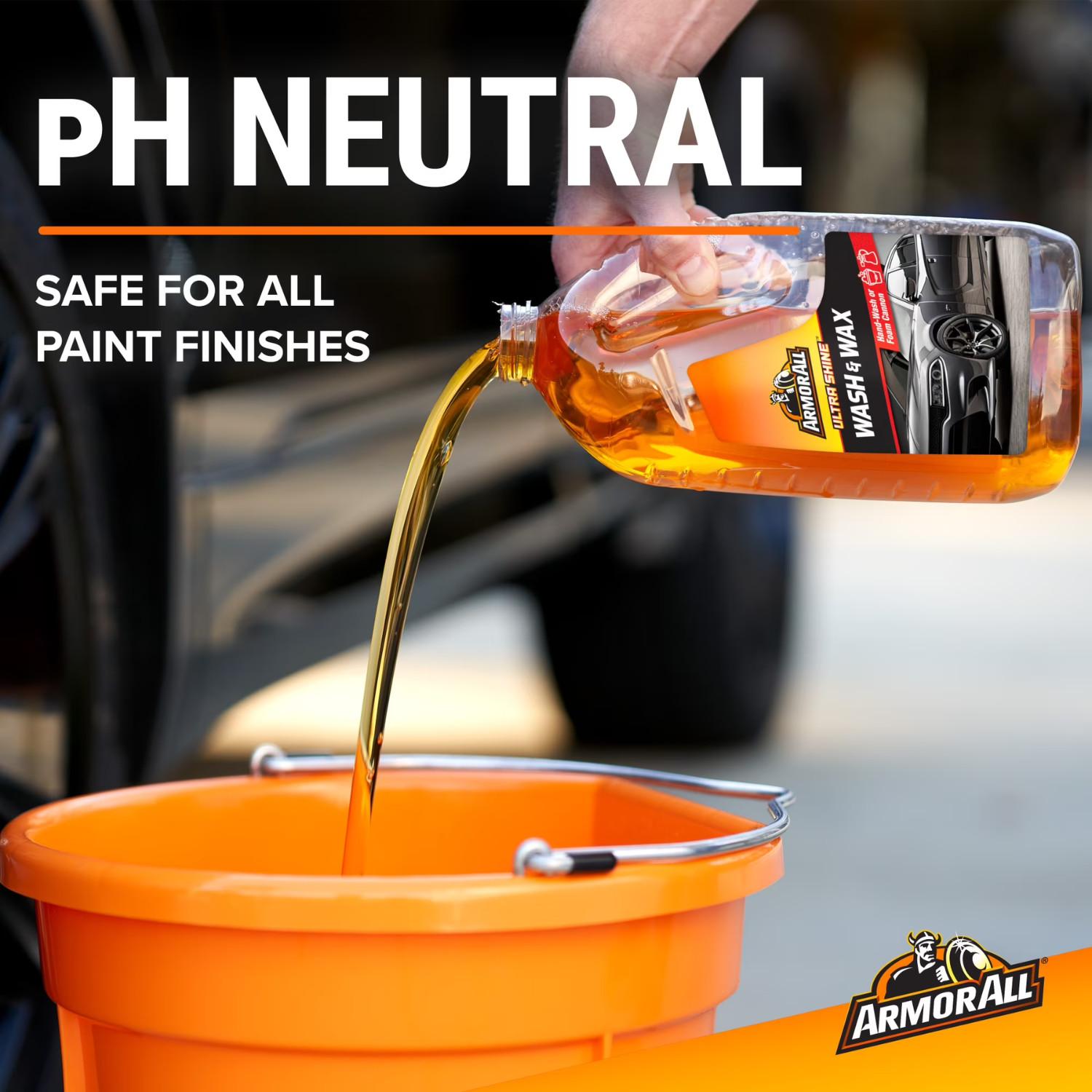 Armor All Ultra Shine Car Wash and Wax for Car Detailing, 64 fl oz Bottle​, 4 PK