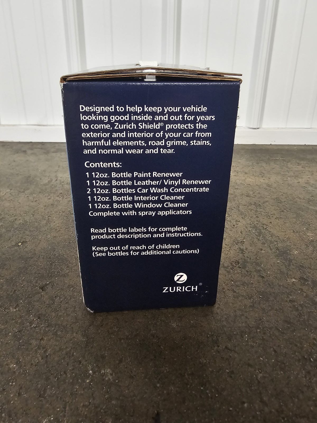 Zurich Shield Customer Care Kit. New OLD Stock Free Shipping
