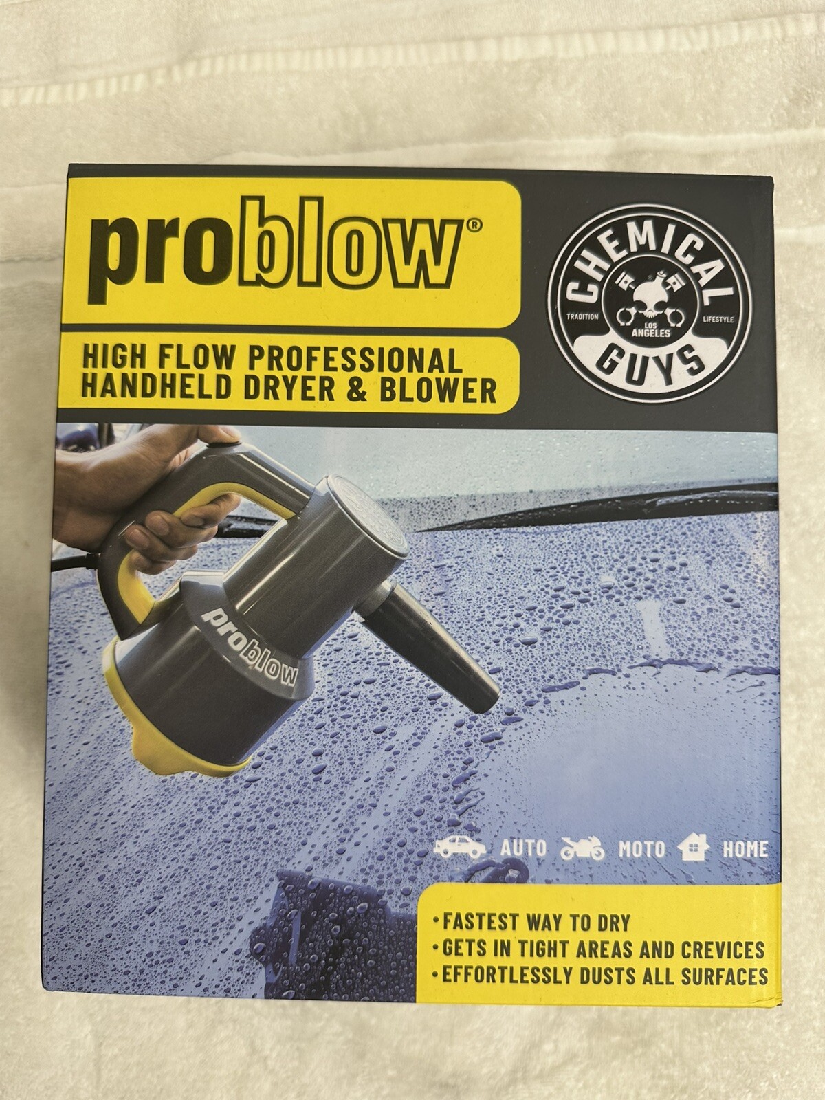 Chemical Guys EQP403 – ProBlow High Flow Professional Handheld Dryer & Blower