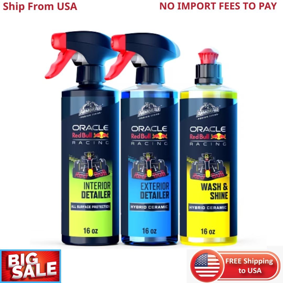 Armor All Podium Series Car Wash & Detailing Auto Cleaning Kit Developed with Or