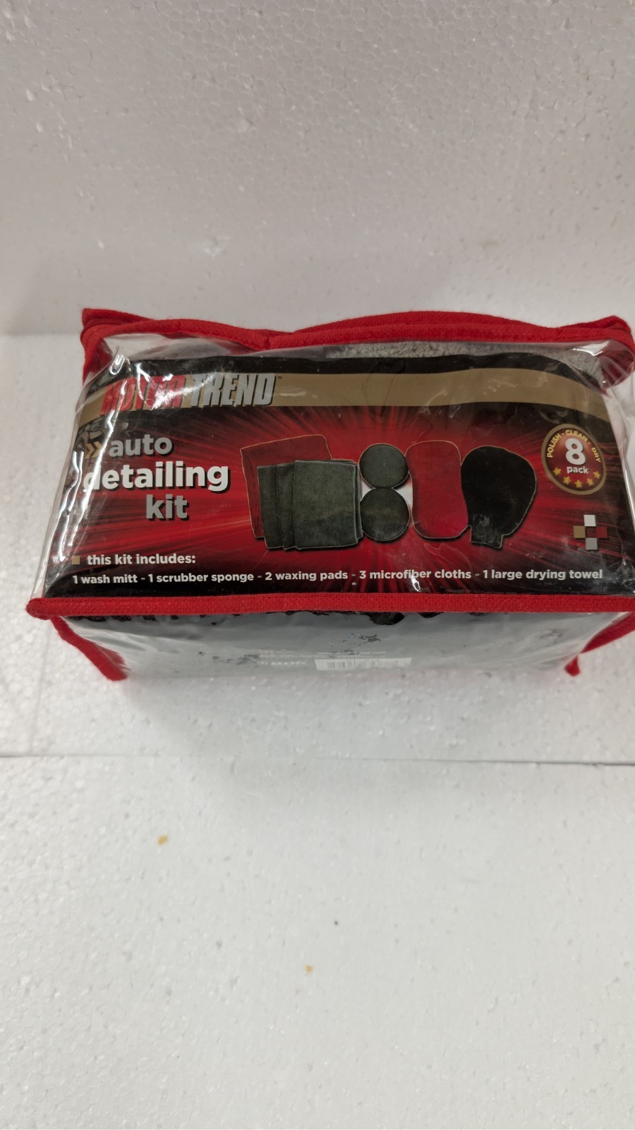 MOTOR TREND AUTO DETAILING KIT – 8 PACK