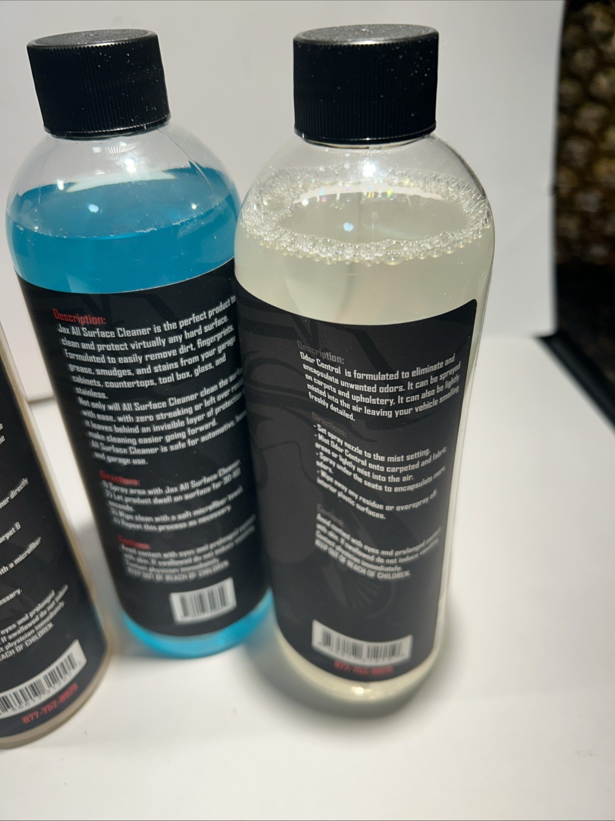 Jax Wax Exterior Detail Products 5-16oz 1-32oz