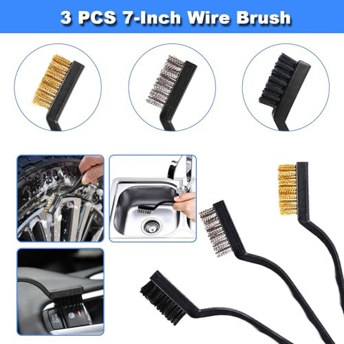 17pcs Car Detailing Kit – Interior Cleaner, Handheld Vacuum, Brushes & Tools