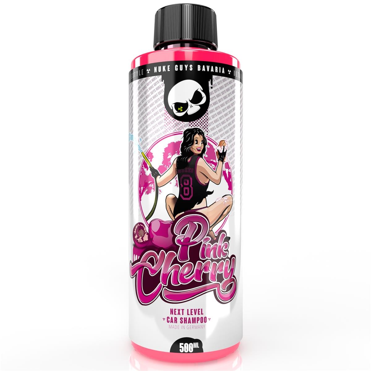Waschset Auto Nuke Guys Pink Cherry Shampoo + Handschuh + Microfaser Trockentuch