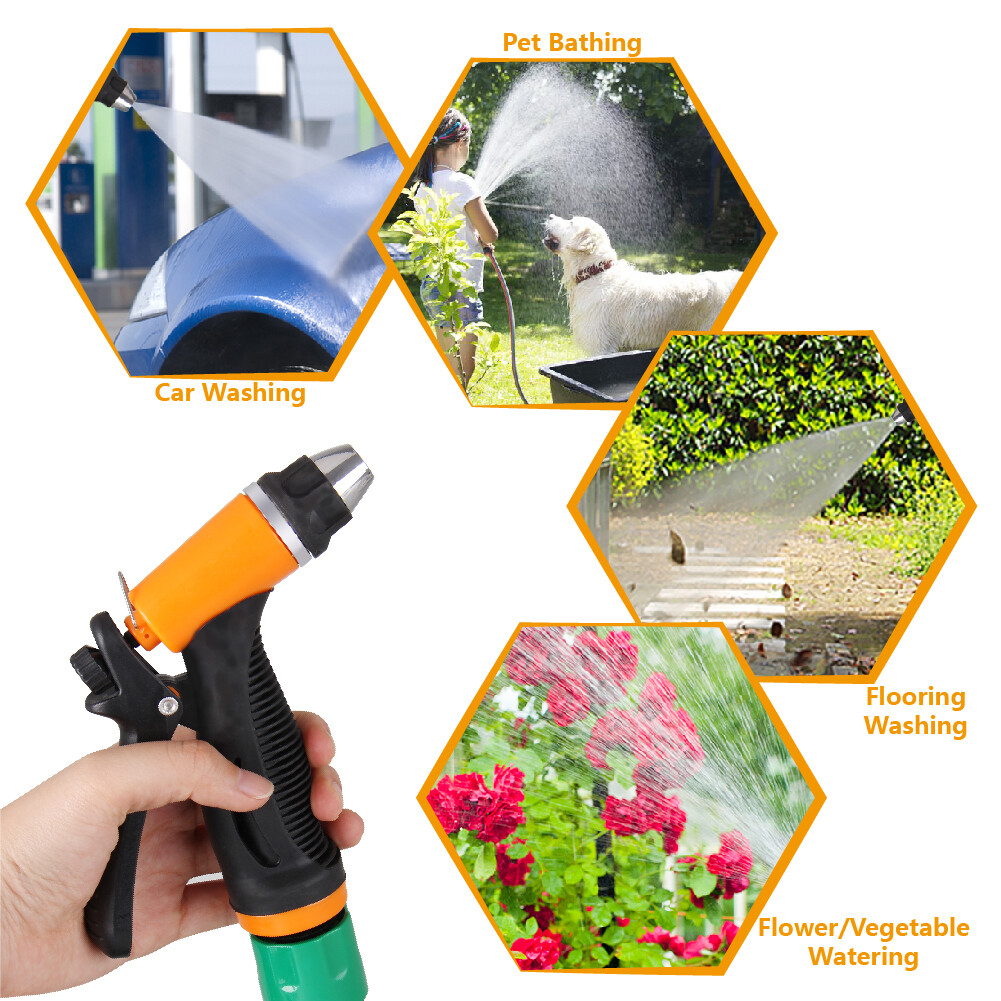 Mini Portable Electric Car Washer Kit 80W 130PSI High Pressure Water Pump DC 12V