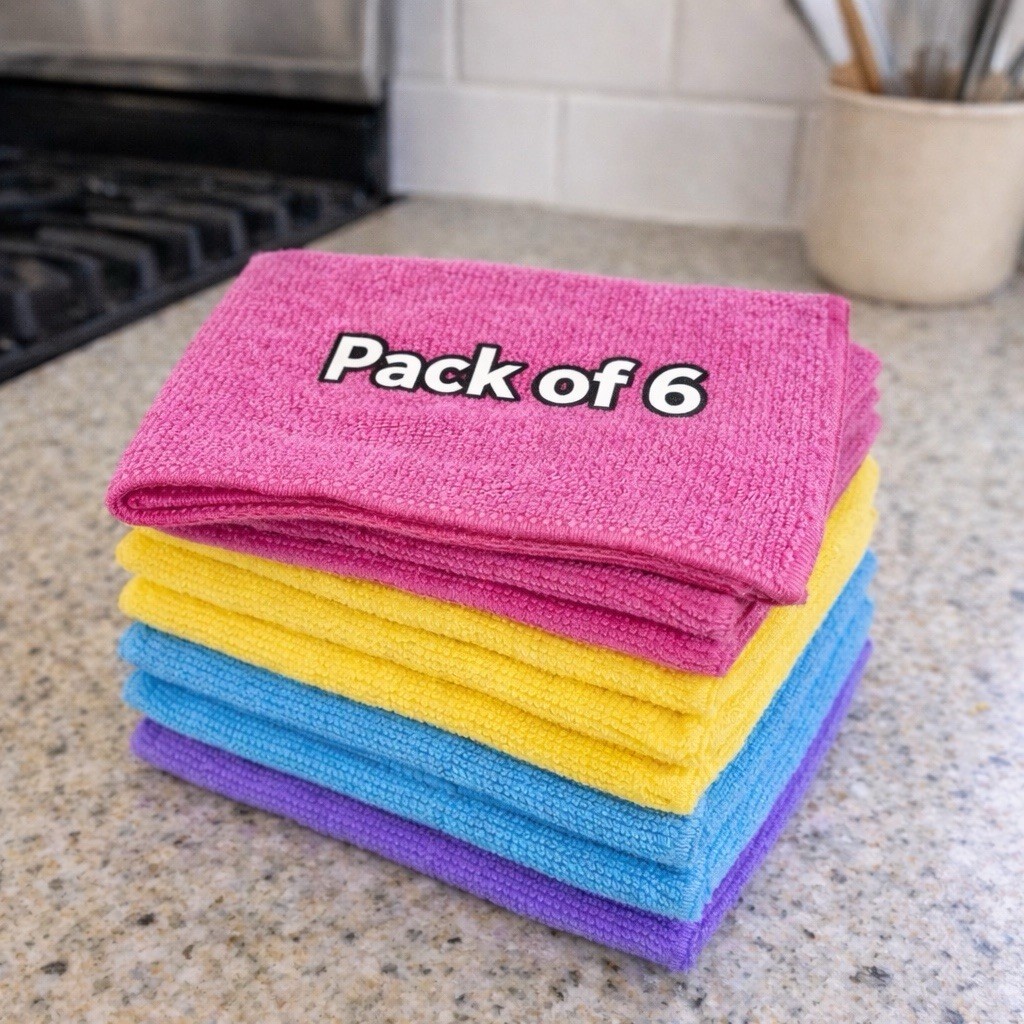 Microfiber Cleaning Towel Cloth Rag No-Scratch Car Polishing Detailing Buffing