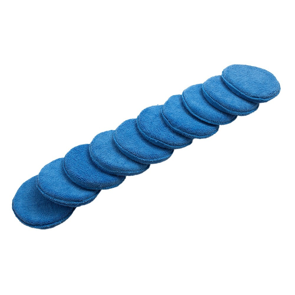 10 PCS Microfiber Wax Applicator Polishing Pad Foam Sponge Car Cleaning Buffer