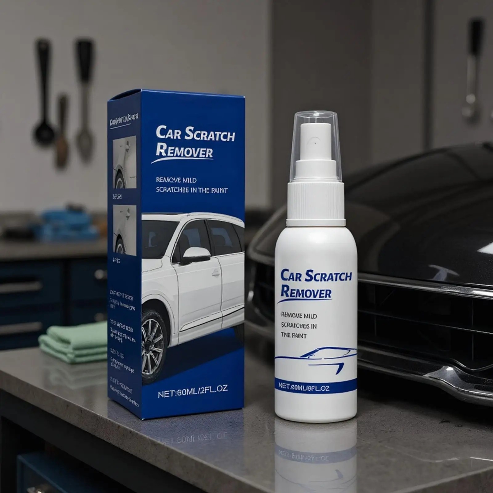 Car Scratch Care Spray, Car Scratch Remover, Scratches in The P丨US