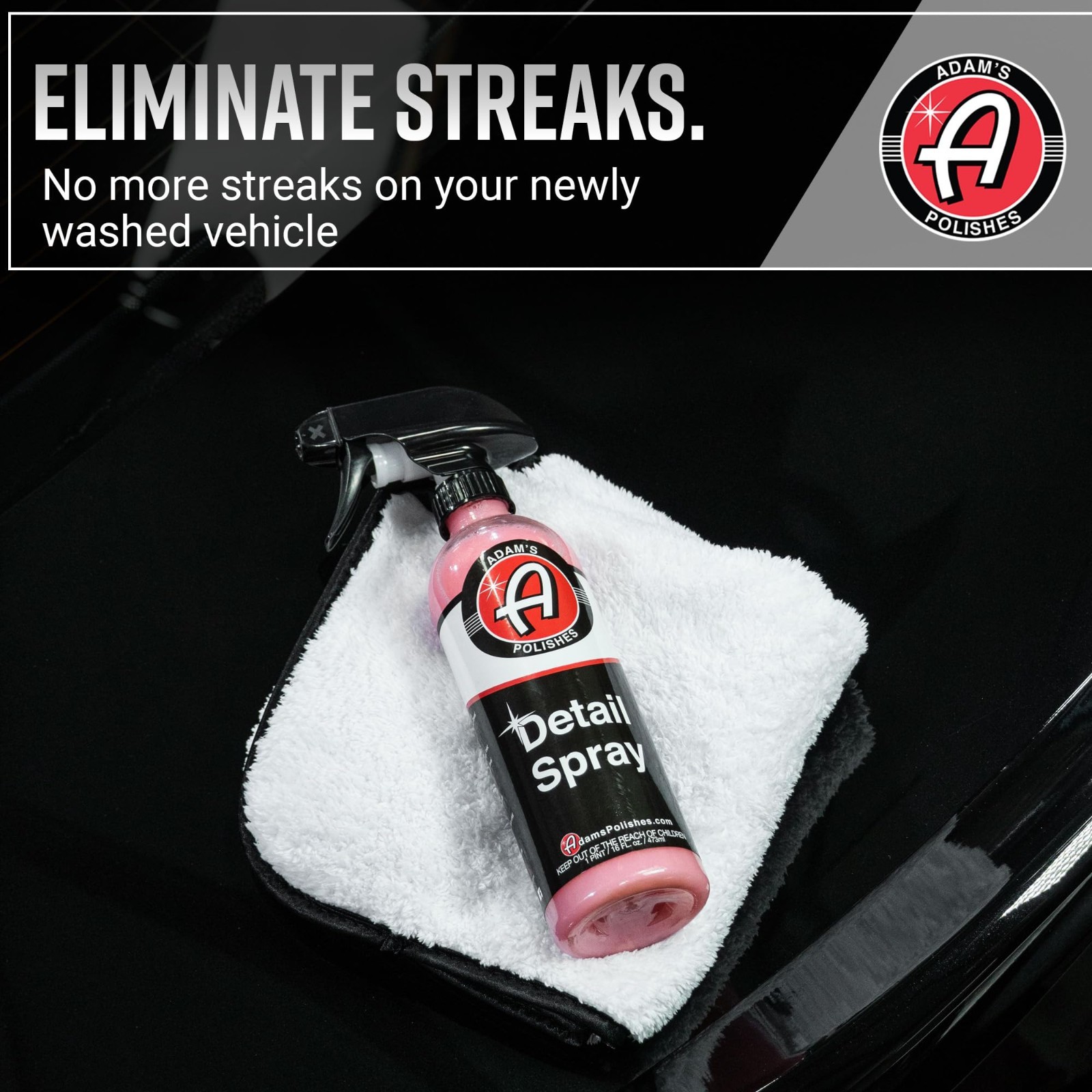 Waterless Car Detail Spray (2-Pack) – Quick Detailing, Polishing & Claying Solut