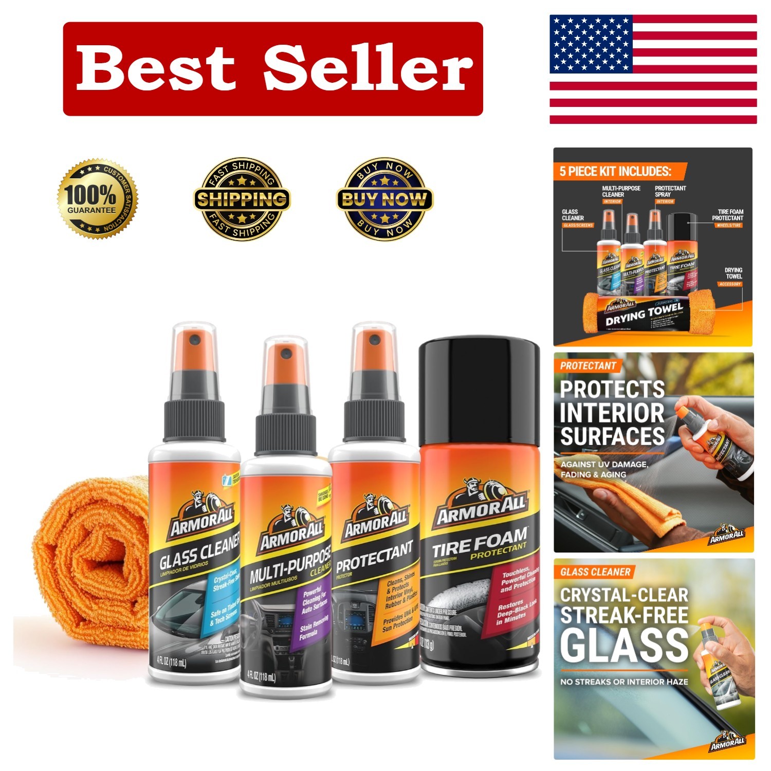 Ultimate Car Care Kit: 5 Essential Products for Interior & Exterior Brilliance