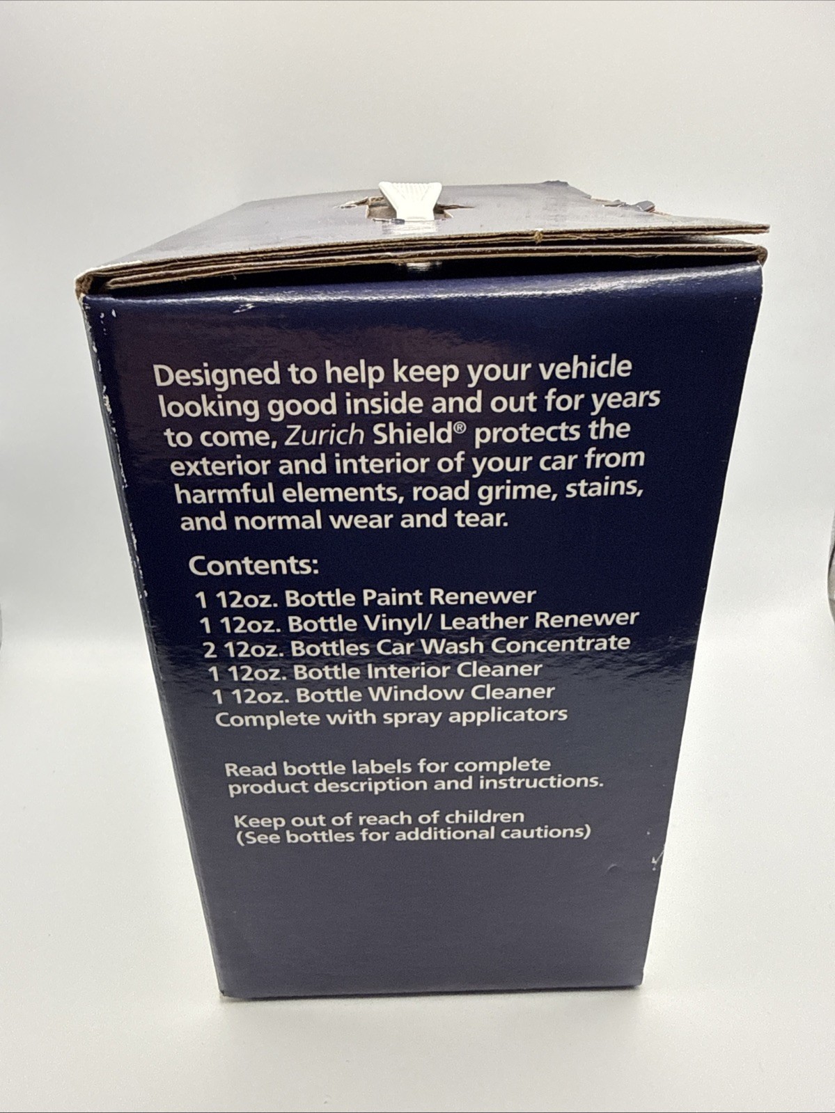 Zurich Shield Automotive Interior Exterior Customer Care Car Detail Kit – NEW