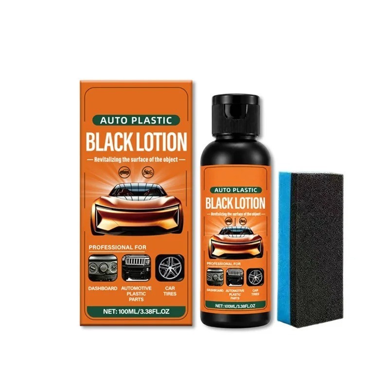 Auto Plastic Restorer Kit Car Interior Faded Plastic Rubber Care Lotion
