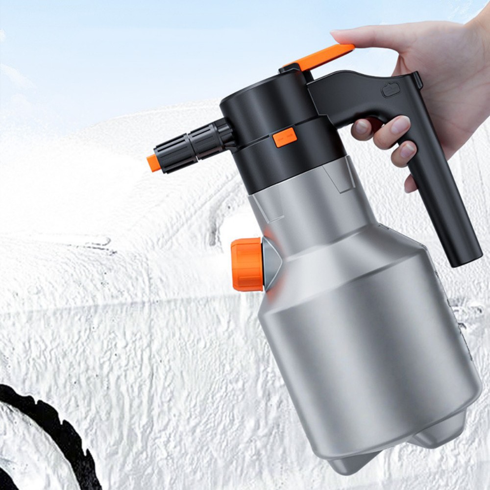 Electric Foam Sprayer 2L 120PSI Pressurized for Home Garden Car Beauty Cleaning