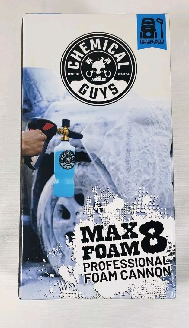 Chemical Guys Max Foam 8 Professional Foam Cannon 16Pc Kit use w pressure washer