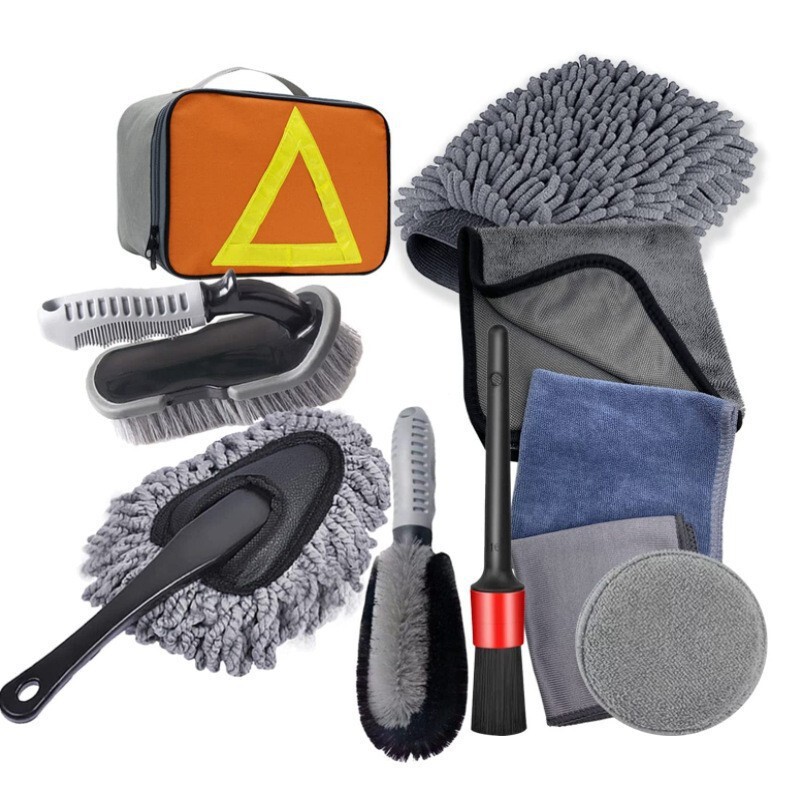 10Pcs Car Cleaning Tool Kit Car Wash Kit, Car Detailing Brush Set, Auto Detailin