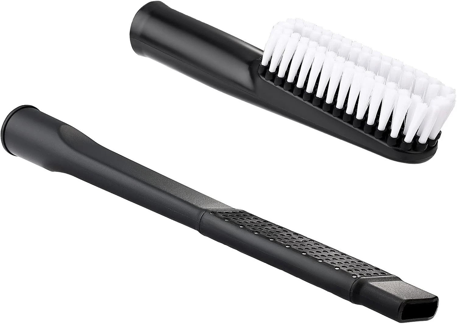 2PC Car Cleaning Kit: Flexible Crevice Tool & Soft Brush for Effortless Cleaning