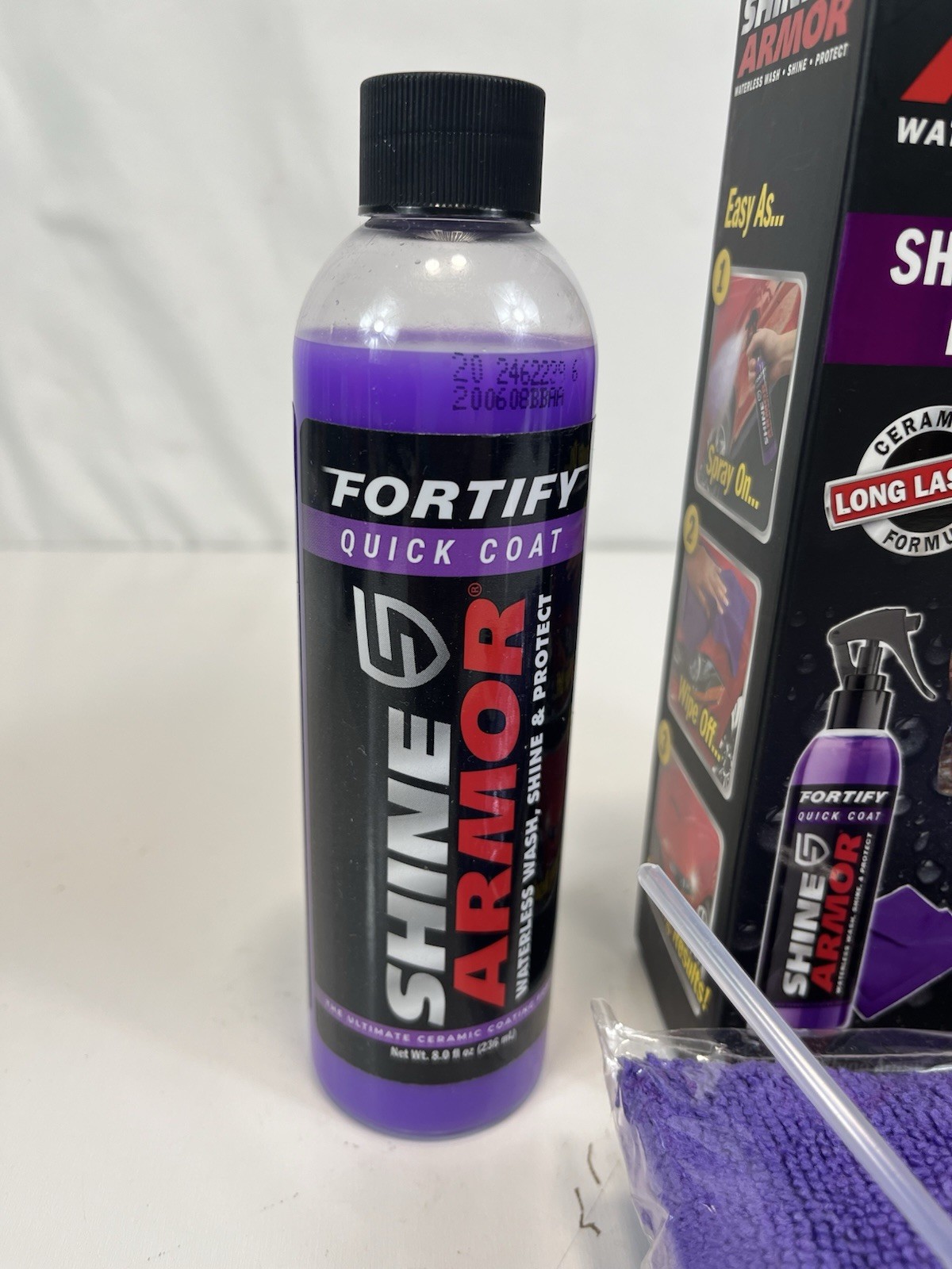 Shine Armor Auto Care Kit Complete Unused Waterless Wash Shine and Protect