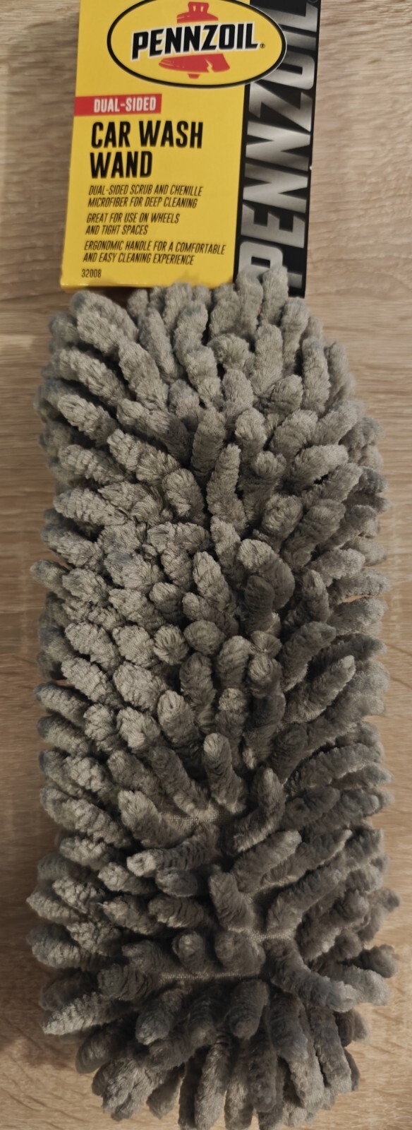 Pennzoil Dual-Sided Car Wash Wand: Car Wash Wand with Chenille Microfiber for…