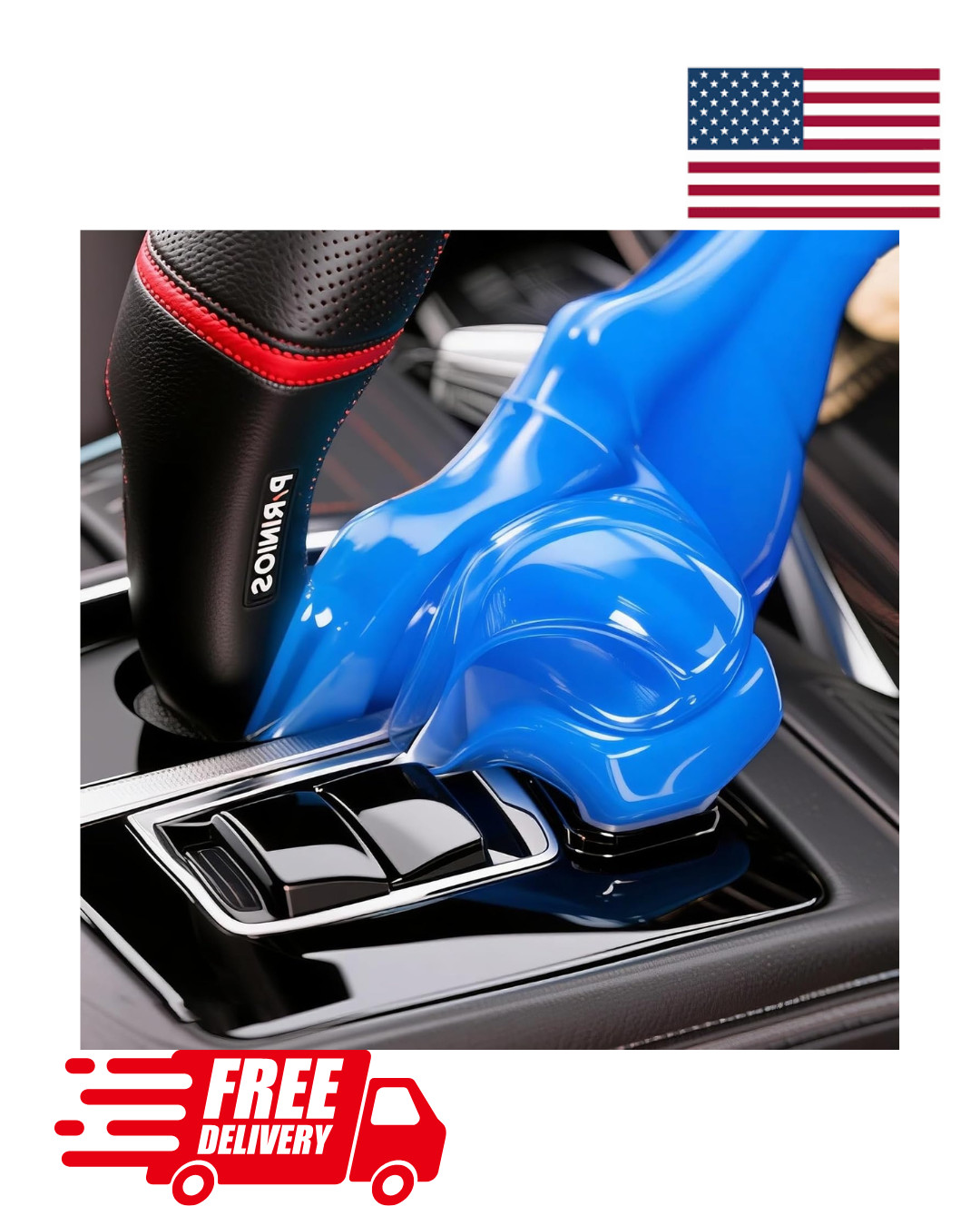 Car Cleaning Gel Car Clean Putty, Car Interior Cleaner Slime, Car Putty Auto