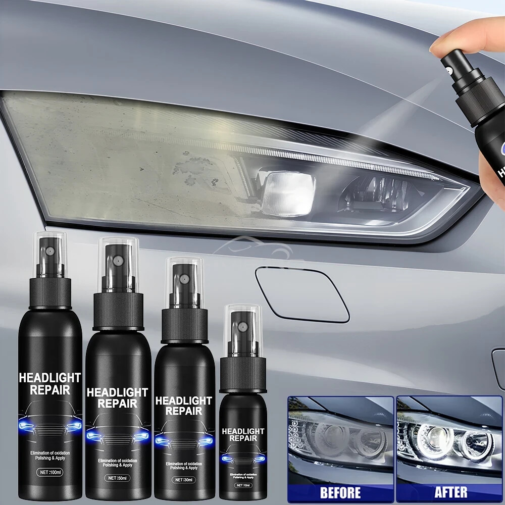 100ml Car Headlight Polishing Kit Removes Scratches Fluid Film Renewal Accessories