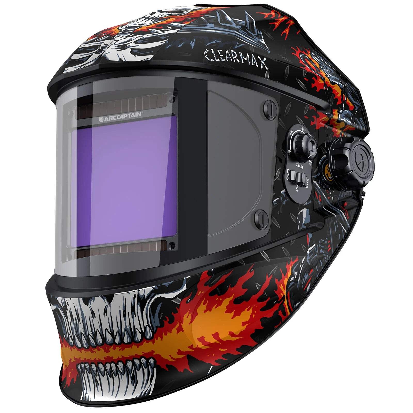 ARCCAPTAIN Auto Darkening Welding Helmet 1/1/1/1 Large Viewing 4 Arc Sensor SUV