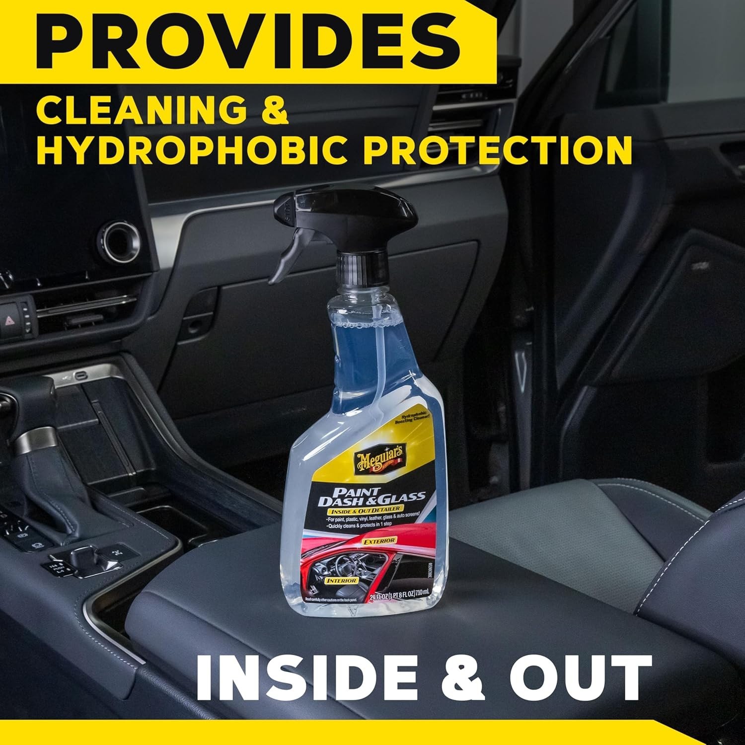 Meguiar’s 24oz Paint, Dash & Glass Detailer: Quick & Easy Interior/Exterior Care