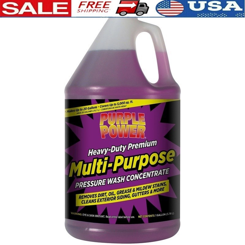 Heavy-Duty Multi-Purpose Pressure Wash Concentrate Professional Strength Cleaner