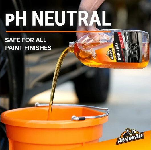 Armor All Ultra Shine Car Wash and Car Wax by Armor All, Cleaning Fluid for Cars