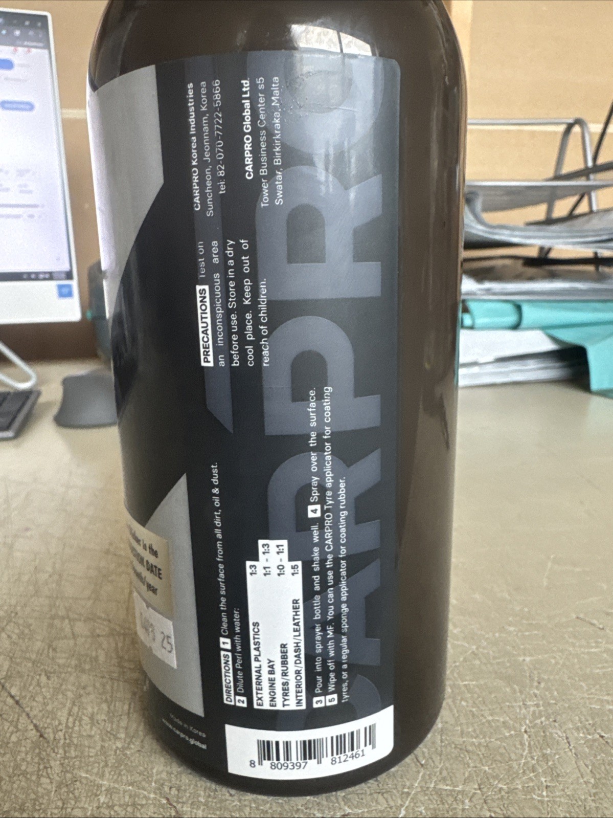 CARPRO PERL Versatile Water Based Silicon Oxide Coat – 1 Liter
