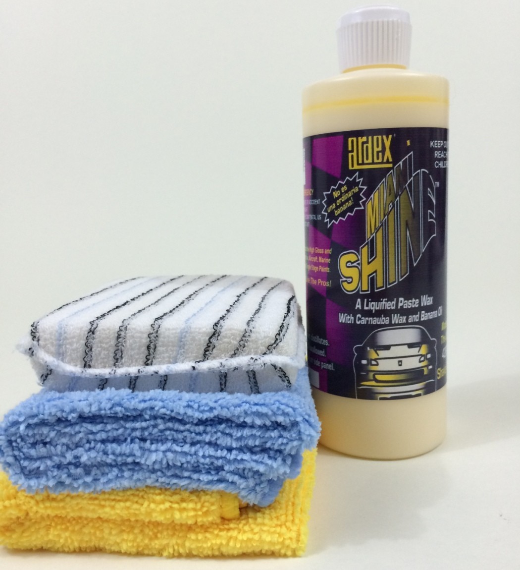 Ardex Pro Car Care Kit – Miami Shine Liquid Paste Wax 16 oz. Easy On/Off